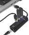 ACT AC6310 - USB Hub 3.2 - 3 USB-A poorten en Gigabit Ethernet - Zwart