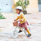 Baghera Retro Loopfiets Ivory White - kinderloopfiets met helm