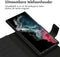 Accezz Samsung Galaxy S22 Ultra - 2 in 1 Wallet Book Case - Echt Nappa leer met uitneembare backcover - Zwart