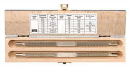 Bahco 1450D/2 Set dubbele draadvijlen, 2-delig, met schroefdraadtabel 1 stuk(s)