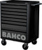 Bahco 1472K8BLACK - Lege Gereedschapswagen E72 - 8 Lades - Zwart