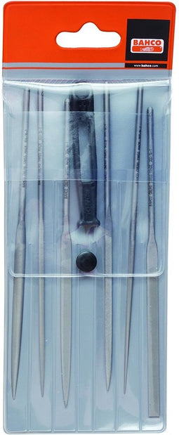 Bahco 2-470-14-4-0 Naaldvijlenset 140 mm, 6-delig in kunststof tas 1 stuk(s)