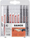 Bahco 91-MIXED-10P Decoupeerzaagbladenset voor hout en metaal - 10-delig 1 set(s)