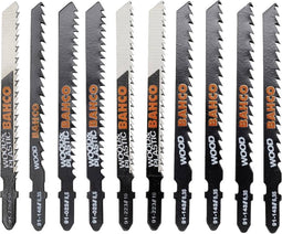Bahco 91-WOOD-10P Decoupeerzaagbladenset voor hout en kunststof, 10-delig 1 set(s)