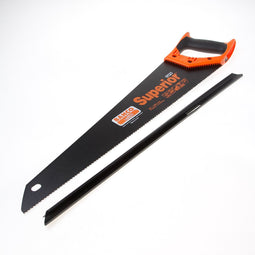 Bahco Handzaag met rubberinleg in grip. Dubbel Getand 22 Hardpoint