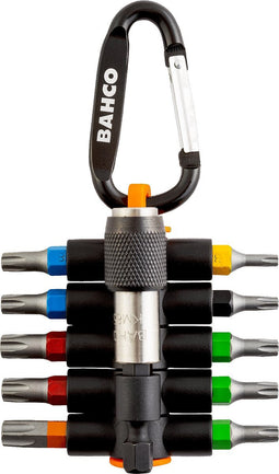 BAHCO STICKY BITS | GEKLEURDE TORXBITS MET MAGNETISCHE BITHOUDER - 59S/TCS11-1