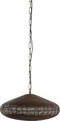 Bahoto hanglamp Ø60x23 cm - mat donkerbruin