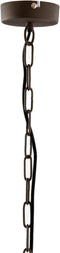 Bahoto hanglamp Ø60x23 cm - mat donkerbruin