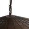 Bahoto hanglamp Ø60x23 cm - mat donkerbruin