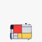 LOQI Laptop Sleeve - Composition with Red, Yellow, Blue and Black Large Recycled