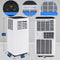 Serenelife Mobiele Airco, 9.000 BTU Wi-Fi Geactiveerde Binnen Airco, Draagbare Airconditioner Ruimtes tot 28 m2
