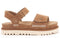Warmbat Loddon Women - Dames Sandalen - Suède - Bruin - Maat 38