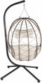 Juskys Aria - Hangstoel - Incl. onderstel - Beige