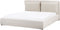 BAJONNA - Bed met opbergruimte - Beige - 180 x 200 cm - Polyester