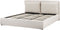 BAJONNA - Bed met opbergruimte - Beige - 180 x 200 cm - Polyester