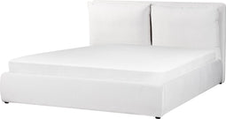 BAJONNA - Bed met opbergruimte - Crene - 160 x 200 cm - Fluweel