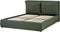 BAJONNA - Bed met opbergruimte - Groen - 160 x 200 cm - Polyester