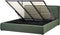 BAJONNA - Bed met opbergruimte - Groen - 180 x 200 cm - Polyester