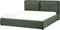 BAJONNA - Bed met opbergruimte - Groen - 180 x 200 cm - Polyester