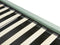 BAJONNA - Bed met opbergruimte - Mintgroen - 180 x 200 cm - Fluweel
