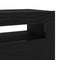 vidaXL - TV-kast - met - LED - Zwart - Eikenhout - 120x35x40 - cm - Bewerkt - hout