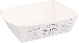 Bak - Karton + kleicoating - A7 - 90x70x35mm - wit - 100 stuks