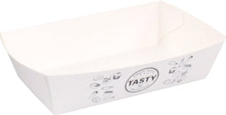 Bak - Karton + kleicoating - A9 - 120x70x35mm - wit - 100 stuks