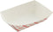 Bak | Karton + kleicoating | sandwichbak | 165x111x38mm | wit/rood | 1000 stuks