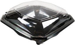 Bak - PET - 1240cc - Ø185mm - octaviewbox - 70mm - zwart/transparant - 255 stuks