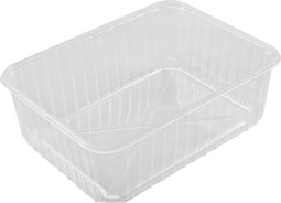 Bak - PP - 1000cc - kilobak - 180x135x60mm - transparant - 400 stuks