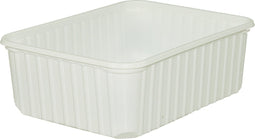 Bak - PP - 1000ml - kilobak - 180x135x60mm - wit - 400 stuks