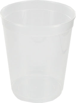 Bak - PP - 1000ml - Ø115mm - kunststof cup - 135mm - transparant - 250 stuks