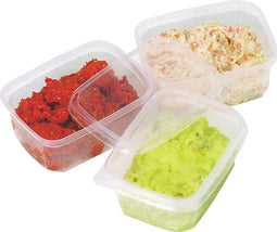 Bak - PP - 125ml - kunststof cup - 108x82x27mm - transparant - 1000 stuks