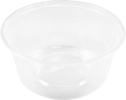 Bak - PP - 350cc - Ø119mm - kunststof cup - 52mm - transparant - 500 stuks