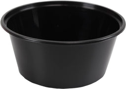 Bak - PP - 350cc - Ø119mm - kunststof cup - 52mm - zwart - 500 stuks