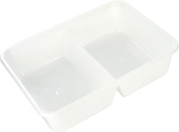 Bak - PP - 350ml - 182x135x45mm - wit - 500 stuks