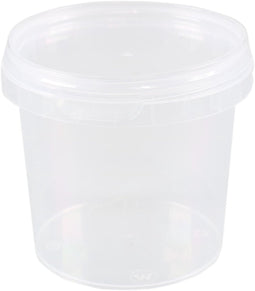 Bak - PP - 365cc - Ø95mm - met deksel en garantiesluiting - kunststof cup - 79mm - transparant - 415 stuks