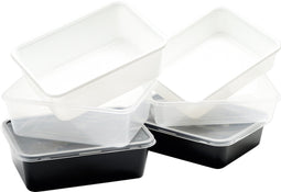 Bak - PP - 750ml - 182x135x45mm - transparant - 500 stuks