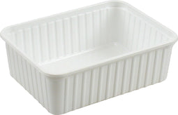 Bak - PS - 1000ml - kilobak - 180x135x60mm - wit - 400 stuks
