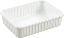 Bak - PS - 500ml - kilobak - 180x135x45mm - wit - 400 stuks
