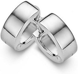 Casa Jewelry Wals Ultra - Oorringen - Gerhodineerd - Zilver