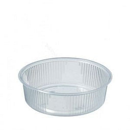 Bakje pp rond glashelder 125cc 100 stuks