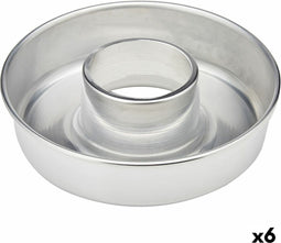 Bakvorm VR Aluminium Zilverkleurig Ø 28 cm (6 Stuks)