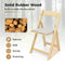 Coast Set van 2 Opvouwbare Eetkamerstoelen - Ergonomische Rugleuning - Natuur (2 stuks)