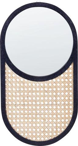 BALEAL - Wandspiegel - Licht - Rotan