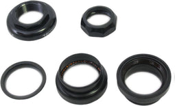Balhoofdset Tecora 1" > 1 1/8" semi-geïntegreerd met draad - zwart
