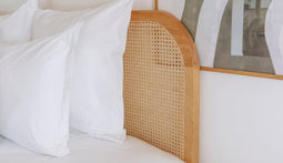 Bali bed 180 x 200 (cm) / Afgewerkt met riet