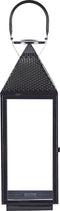 BALI - Lantaarn - Zwart - RVS