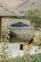 Bali parasol - half zilver zwart - 250 cm