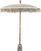 Bali parasol macrame - créme - 250 cm